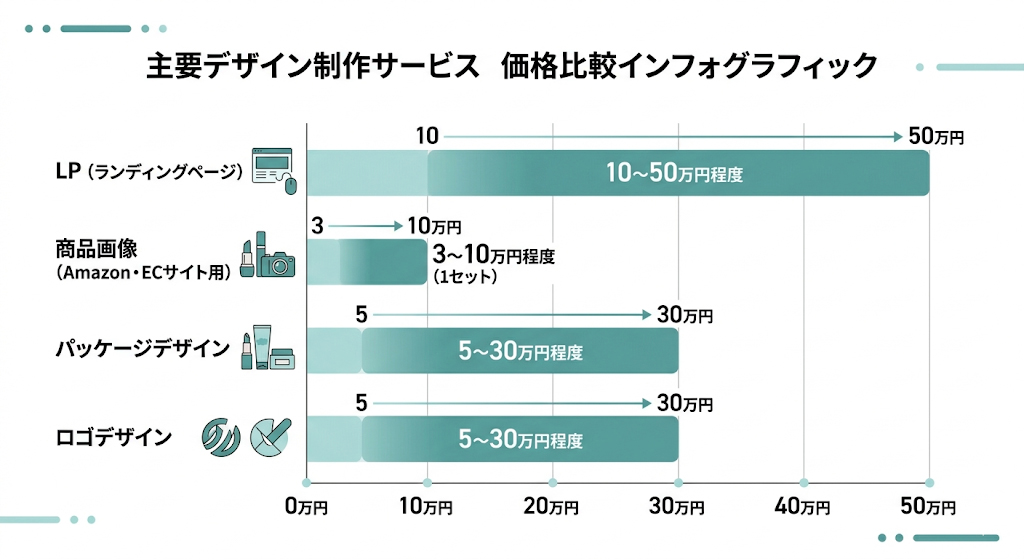 費用相場｜価格帯の横棒グラフ風