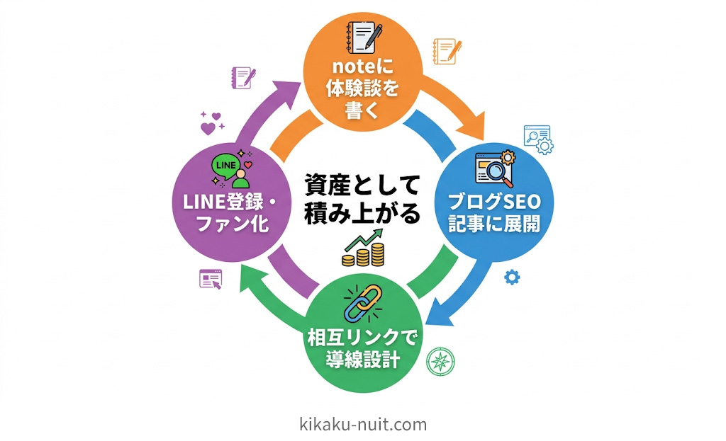 noteを本当に伸ばす方法｜AI時代の「ブログ×note併用術」